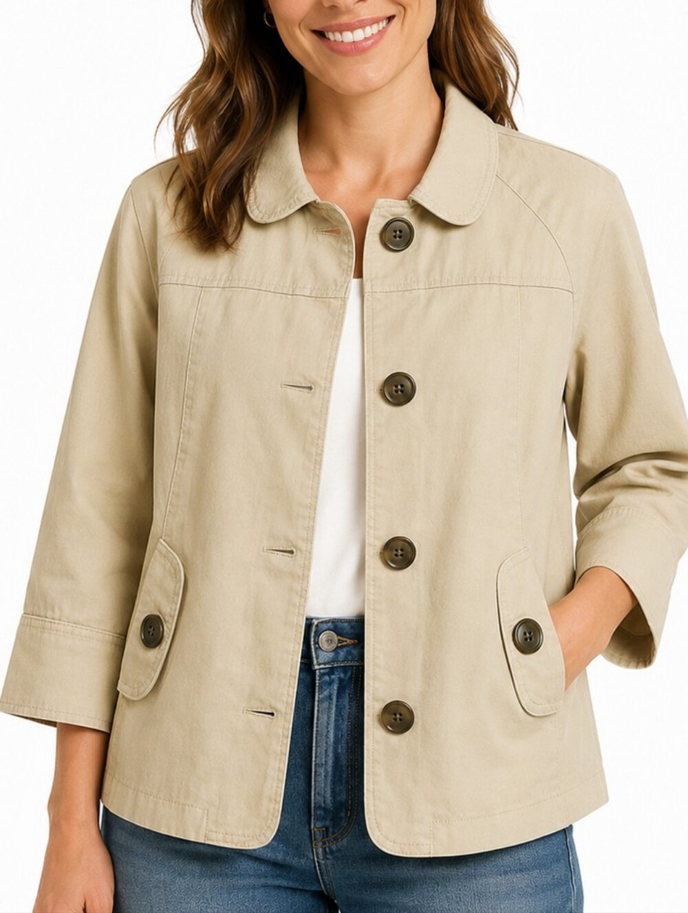 Robert Louis New York Light Khaki Blazer Jacket 100% Linen Lined XL